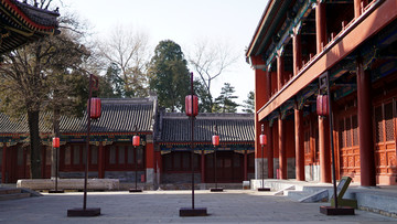 圆明园正觉寺古建筑庭院