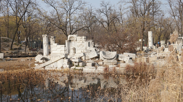 北京圆明园遗址