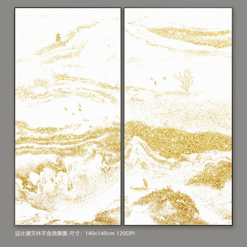 新中式山水畫