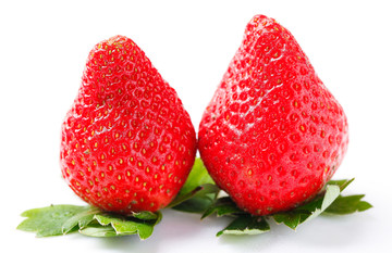 草莓高清白底