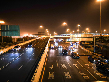 广州机场路夜景