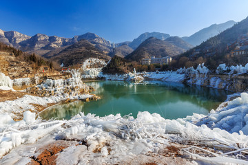 潭溪山冬季风光