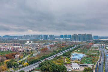 杭州余杭良渚新城全景