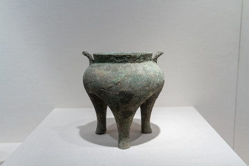 山東博物館展品周代銅鬲
