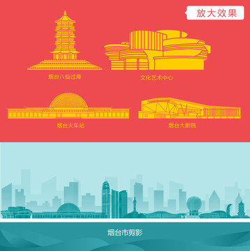 煙臺城市剪影