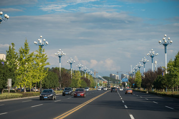 黄山市区风光