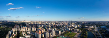 鸟瞰北京全景