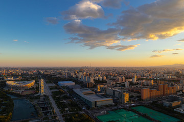 鸟瞰北京奥运村