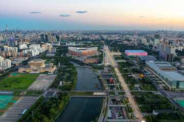 鸟瞰北京奥运村