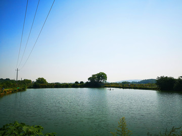 平静的湖面