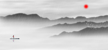 客廳山水畫