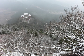 雪后云门山