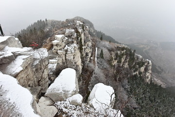 雪后云门山