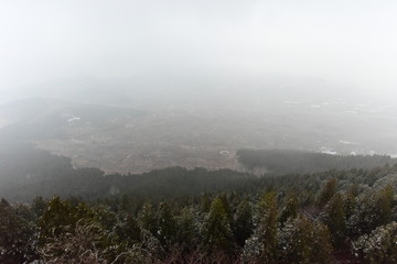 雪后云门山