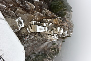 雪后云门山