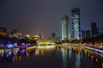 成都九眼桥夜景