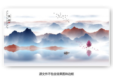中國(guó)風(fēng)水墨畫(huà)