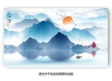 中國(guó)風(fēng)水墨畫(huà)