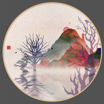 高清水墨中國(guó)畫(huà)