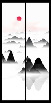 高清水墨中國畫