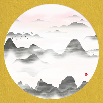 新中式寫意掛畫