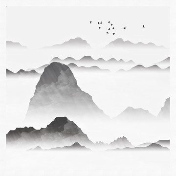 墨跡山水畫
