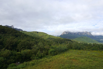 韩国雪岳山远景