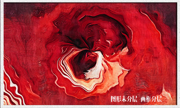 抽象油畫