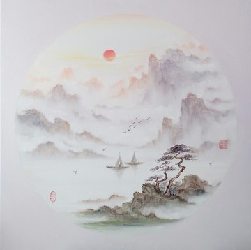 新中式风景画