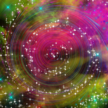 高清璀璨美麗的星空宇宙圖