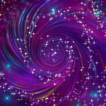 高清璀璨美麗的星空宇宙圖