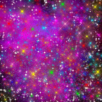 高清璀璨美麗的星空宇宙圖