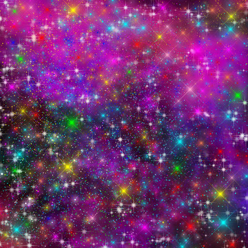 高清絢麗璀璨的宇宙星空裝飾畫