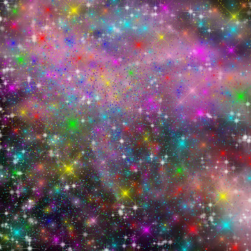 高清絢麗璀璨的宇宙星空裝飾畫