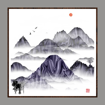 工藝裝飾水墨畫(huà)