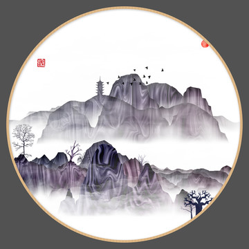 意境禪意裝飾抽象畫