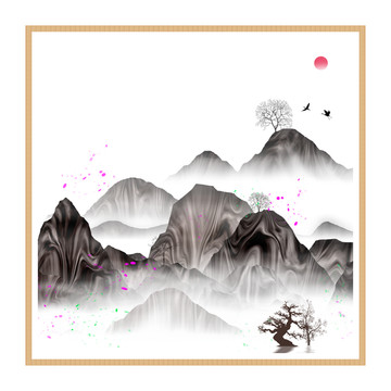意境水墨掛畫