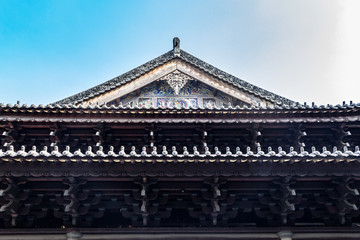 华林禅寺祖师殿建筑屋檐