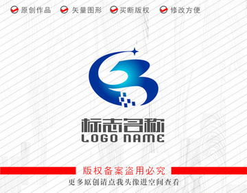 GB字母BG标志科技logo