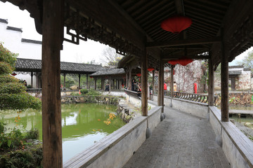 中式园林背景