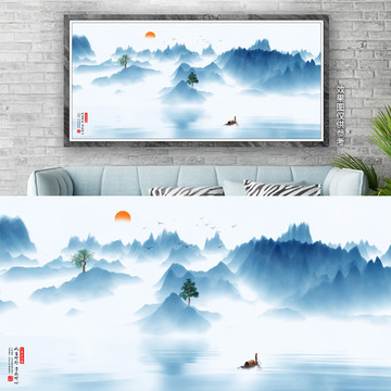山水意境裝飾畫