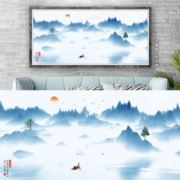 山水意境裝飾畫
