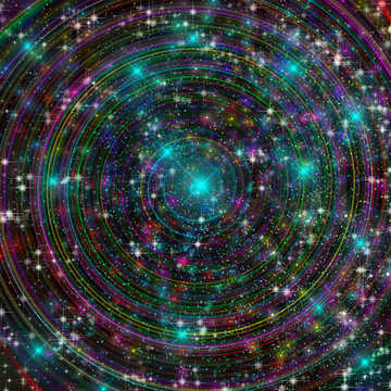 高清絢麗唯美的宇宙星空圖