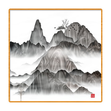 現(xiàn)代水墨掛畫(huà)