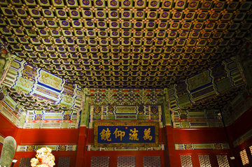 北京孔庙大成殿内景