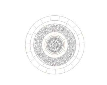 中式雕花地雕雕花石材鋪裝