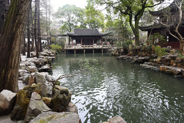 上海豫园的园林景观