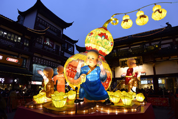 上海豫园灯会的花灯