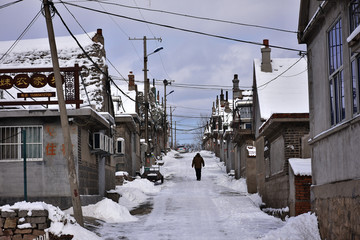 烟墩角雪景