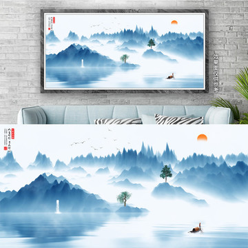 中式創(chuàng)意水墨畫(huà)